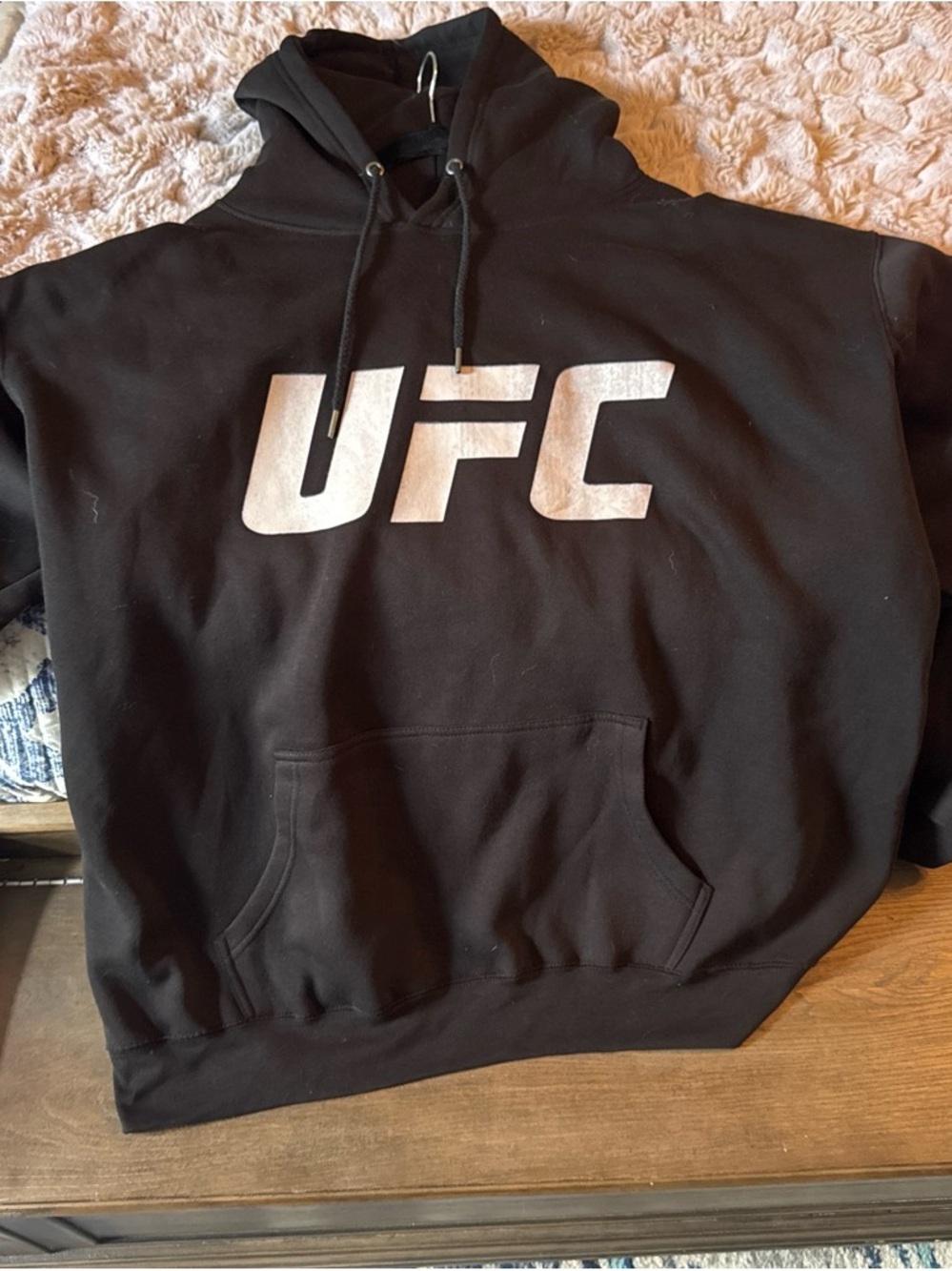 Fanatics Black Crewneck Sweatshirt with White UFC Logo